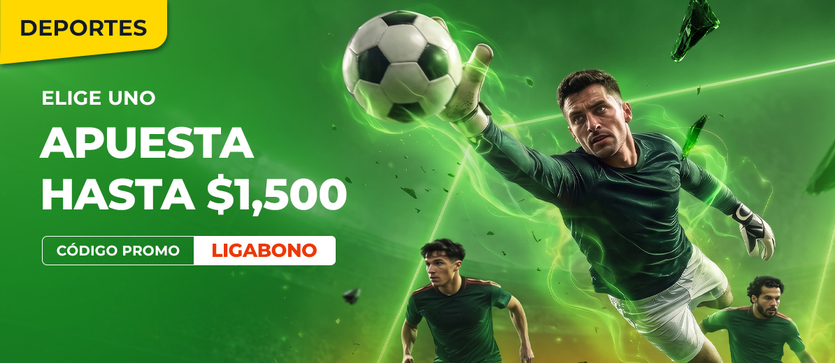 Apuesta hasta $1,500